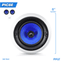 Pyle - EUPIC8E , Sound and Recording , Home Speakers , 8’’ High Performance In-Wall / In-Ceiling Speakers, Dual 2-Way Stereo Speaker System, Pair (300 Watt)