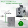 Pyle - PICEM75.5 , Kitchen & Cooking , Ice Makers , Ice Maker & Water Dispenser - Countertop Ice Cube Machine & Dispenser System (2 Sizes of Ice Cubes)