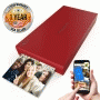 Pyle - PICKIT21RD.5 , Gadgets and Handheld , Cameras - Videocameras , Portable Instant Photo Printer - Wireless Digital Picture Printing for iPhone or Android Smartphone Camera