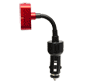 Pyle - PIMPTR5R , On the Road , Plug-in Audio Accessories - Adapters , Plug In Car Gooseneck Mount FM Transmitter With Built-in SD/USB/MP3 (Red Color)