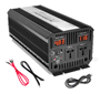 Pyle - PINV3300 , Home and Office , Power Supply - Power Converters , On the Road , Power Supply - Power Converters , Plug in Car 3,000 Watt 12v DC to 115 Volt AC Power Inverter w/ Modified Sine Wave & 5 Volt USB Outlet
