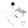 Pyle - UPIPCAMHD22WT , Home and Office , Cameras - Videocameras , HD 720p IP Cam / WiFi Camera, Wireless Remote Surveillance Monitoring, Built-in Speaker & Microphone for 2-Way Communication, Downloadable App (White)