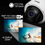 Pyle - PIPCAMHD47.5 , Home and Office , Cameras - Videocameras , Weatherproof HD Hi-Res IP Camera - 4x Optical Zoom Outdoor WiFi Cam with Built in 32g SD