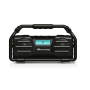 Pyle - PJSR350BK , Sports and Outdoors , Portable Speakers - Boom Boxes , Gadgets and Handheld , Portable Speakers - Boom Boxes , Industrial BoomBoX Rugged Bluetooth Speaker, Heavy-Duty & Splash-Proof Stereo Radio, Portable Wireless Sound System, USB/SD/MP3/FM Radio (Black)