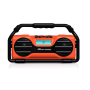 Pyle - pjsr350or , Sports and Outdoors , Portable Speakers - Boom Boxes , Gadgets and Handheld , Portable Speakers - Boom Boxes , Industrial BoomBoX Rugged Bluetooth Speaker, Heavy-Duty & Splash-Proof Stereo Radio, Portable Wireless Sound System, USB/SD/MP3/FM Radio (Orange)