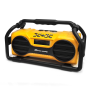 Pyle - PJSR350YL , Sports and Outdoors , Portable Speakers - Boom Boxes , Gadgets and Handheld , Portable Speakers - Boom Boxes , Industrial BoomBoX Rugged Bluetooth Speaker, Heavy-Duty & Splash-Proof Stereo Radio, Portable Wireless Sound System, USB/SD/MP3/FM Radio (Yellow)