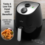 Pyle - PKAIRFR25 , Kitchen & Cooking , Air Fryers , Air-Fryer / Infrared Convection Oven Cooker, Healthy Kitchen Countertop Cooking