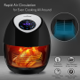 Pyle - pkairfr42 , Kitchen & Cooking , Air Fryers , Electric Air Fryer / Digital Oil-Free Air Frying