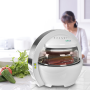 Pyle - AZPKAIRFR46 , Kitchen & Cooking , Air Fryers , Halogen Oven Air-Fryer / Infrared Convection Cooker, Healthy Kitchen Countertop Cooking