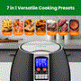 Pyle - PKAIRFR54 , Kitchen & Cooking , Air Fryers , Digital Air Fryer, Electric Oil-Free Air Frying Cooker