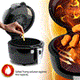 Pyle - PKAIRFR75 , Kitchen & Cooking , Air Fryers , Countertop Oven Air Fry Cooker - Healthy Kitchen Air Fryer Convection Cooking