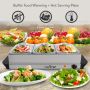 Pyle - PKBFWM21 , Kitchen & Cooking , Food Warmers & Serving , Electric Food Warming Tray - Buffet Server Hot Plate Food Warmer