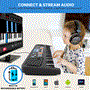 Pyle - PKBRD4113.7 , Musical Instruments , Digital Musical Karaoke Keyboard - Portable Electronic Piano Keyboard with Built-in Rechargeable Battery & Wired Microphone (49 Keys)