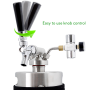 Pyle - pkbrtp100 , Kitchen & Cooking , Fridges & Coolers , NutriChef Pressurized Growler Tap System - Stainless Steel Mini Keg Dispenser Portable Kegerator Kit - Co2 Pressure Regulator Keeps Carbonation for Craft Beer, Draft and Homebrew - PKBRTP100 (128oz)