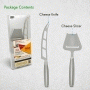 Pyle - PKCNF10 , Kitchen & Cooking , Kitchen Tools & Utensils , Cheese Cutting Utensils - Cheese Knife & Cheese Slicer, Stainless Steel
