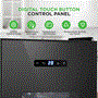 Pyle - PKCWC128 , Kitchen & Cooking , Fridges & Coolers , Wine Chilling Refrigerator Cellar - Single-Zone Wine Cooler/Chiller, Digital Touch Button Control with Air Tight Seal, Contains Placement for Standing Bottles (12 Bottle Storage Capacity)