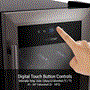 Pyle - PKCWC18 , Kitchen & Cooking , Fridges & Coolers , Wine Chilling Refrigerator Cellar - Digital Touch Button Control with Air Tight Seal, Contains Placement for Standing Bottles (18 Bottle Storage Capacity)