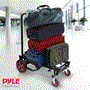 Pyle - PKEQ38 , Home and Office , Storage - Organization , Adjustable Professional Equipment Cart - Compact 8-in-1 Folding Multi-Cart, Hand Truck/Dolly/Platform Cart, Extends Up to 25.24