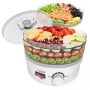 Pyle - AZPKFD08 , Kitchen & Cooking , Dehydrators & Steamers , Compact Electric Countertop Food Dehydrator - Food Preserver