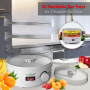Pyle - PKFD08 , Kitchen & Cooking , Dehydrators & Steamers , Compact Electric Countertop Food Dehydrator - Food Preserver