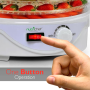 Pyle - PKFD08 , Kitchen & Cooking , Dehydrators & Steamers , Compact Electric Countertop Food Dehydrator - Food Preserver