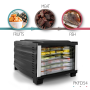 Pyle - AZPKFD54 , Kitchen & Cooking , Dehydrators & Steamers , Digital Food Dehydrator, Multi-Tier Kitchen Countertop Dehydrator