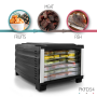 Pyle - pkfd54 , Kitchen & Cooking , Dehydrators & Steamers , Digital Food Dehydrator, Multi-Tier Kitchen Countertop Dehydrator