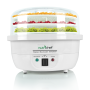 Pyle - AZPKFDSRC10WT , Kitchen & Cooking , Dehydrators & Steamers , 3-in-1 Dehydrator & Steamer Food Cooker (White)