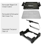 Pyle - AZPKGRIL45 , Kitchen & Cooking , Cooktops & Griddles , Electric Grill & Griddle Cooktop - Crepe Maker Hot Plate Cooktop with Glass Lid