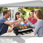 Pyle - AZPKGRST42 , Kitchen & Cooking , BBQ & Grilling , Raclette Grill, Two-Tier Party Cooktop, Metal Grill Surface
