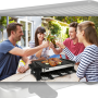 Pyle - PKGRST42 , Kitchen & Cooking , Cooktops & Griddles , Raclette Grill, Two-Tier Party Cooktop, Metal Grill Surface