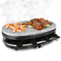 Pyle - AZPKGRST46 , Kitchen & Cooking , BBQ & Grilling , Raclette Grill, Party Cooktop, Stone Plate & Metal Grills