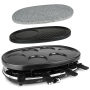 Pyle - AZPKGRST46 , Kitchen & Cooking , BBQ & Grilling , Raclette Grill, Party Cooktop, Stone Plate & Metal Grills