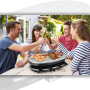 Pyle - AZPKGRST46 , Kitchen & Cooking , BBQ & Grilling , Raclette Grill, Party Cooktop, Stone Plate & Metal Grills