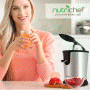 Pyle - PKJCR305.5 , Kitchen & Cooking , Juicers , Electric Juice Press - Orange Juicer Citrus Squeezer with Manual Juice Presser Handle (Stainless Steel)