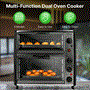 Pyle - PKMFT028 , Kitchen & Cooking , Ovens & Cookers , Multi-Function Dual Oven Cooker with Rotisserie & Roast Cooking