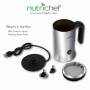 Pyle - PKNESPRESO65 , Kitchen & Cooking , Frothers , Milk Frother & Milk Warmer with Hot or Cold Froth Ability, Stainless Steel