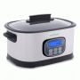 Pyle - pkpc45 , Kitchen & Cooking , Ovens & Cookers , Countertop Oven Multi-Cooker with Easy Crock Oven Cooking Presets, Sous Vide Mode, Digital Display (Stainless Steel)
