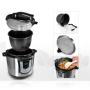 Pyle - pkprc22 , Kitchen & Cooking , Ovens & Cookers , Electric Pressure Cooker & Slow Cooker with Pre-Set Cooking Modes, Keep Warm Function, Stainless Steel