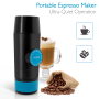 Pyle - pkprcfmak2 , Kitchen & Cooking , Blenders & Food Processors , Portable Espresso Maker - Compact & Handheld Single Shot Electric Espresso Machine