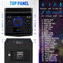 Pyle - PKRK270BT , Sound and Recording , PA Loudspeakers - Cabinet Speakers , Karaoke Vibe Portable Video PA Speaker System with Built-in Multimedia Disc Player, (8’’ Speaker, 800 Watt)