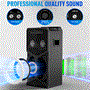 Pyle - PKRK270BT , Sound and Recording , PA Loudspeakers - Cabinet Speakers , Karaoke Vibe Portable Video PA Speaker System with Built-in Multimedia Disc Player, (8’’ Speaker, 800 Watt)