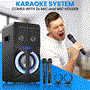 Pyle - PKRK270BT.5 , Sound and Recording , PA Loudspeakers - Cabinet Speakers , Karaoke Vibe Portable Video PA Speaker System with Built-in Multimedia Disc Player, (8’’ Speaker, 800 Watt)