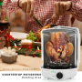 Pyle - pkrt12wt , Kitchen & Cooking , Ovens & Cookers , Vertical Countertop Rotisserie Rotating Oven (White)