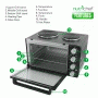 Pyle - PKRTO29 , Kitchen & Cooking , Ovens & Cookers , Multi-Function Convection Oven - Counter Top Rotisserie Toaster Oven Convection Cooker with Dual Food Warming Hot Plates