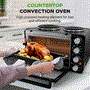 Pyle - PKRTO28.5 , Kitchen & Cooking , Ovens & Cookers , Multi-Function Convection Oven - Counter Top Rotisserie Toaster Oven Convection Cooker with Dual Food Warming Hot Plates