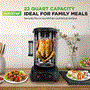 Pyle - PKRTVG34.6 , Kitchen & Cooking , Ovens & Cookers , Vertical Rotisserie Oven - Rotating Kebob Cooker