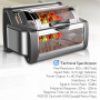 Pyle - pkrtvg38 , Kitchen & Cooking , Ovens & Cookers , Countertop Rotisserie & Grill Oven - Rotating Kitchen Cooker