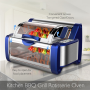 Pyle - PKRTVG65BL , Kitchen & Cooking , Ovens & Cookers , Digital Countertop Rotisserie & Grill Oven - Rotating Kitchen Cooker