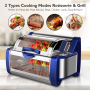 Pyle - PKRTVG65BL , Kitchen & Cooking , Ovens & Cookers , Digital Countertop Rotisserie & Grill Oven - Rotating Kitchen Cooker
